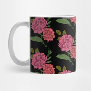 Red Flower Pattern Mug